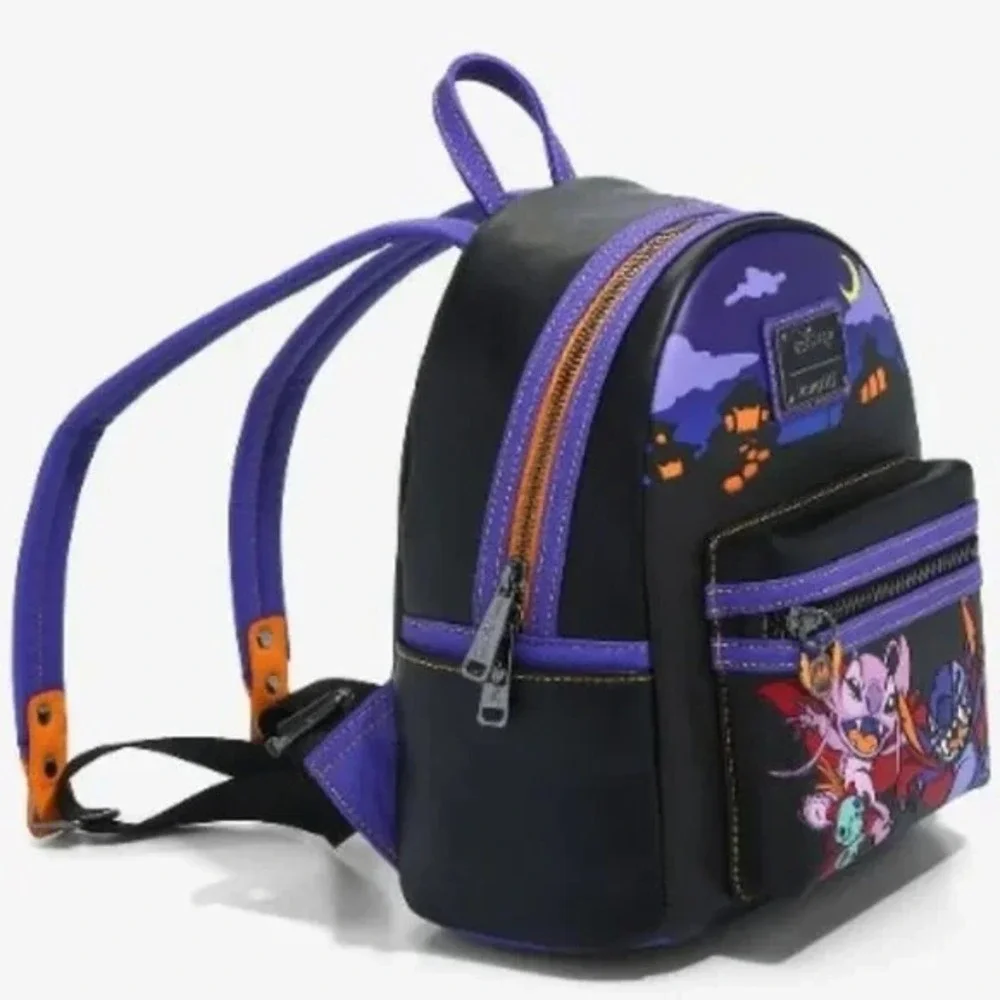 Loungefly Disney Lilo and Stitch The Series Vampire Angel & Stitch Mini Backpack